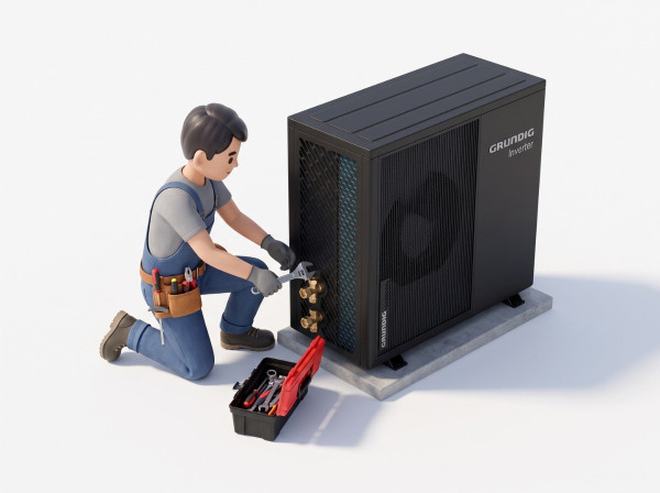 Grundig hőszivattyú beüzemelés